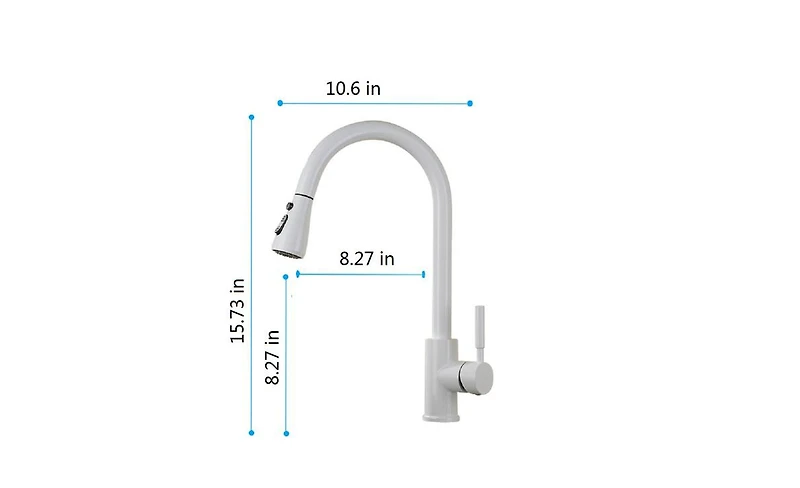 Kitchen Faucet with Pull-Out Spray for Enhanced Flexibility and Convenient Cleaning