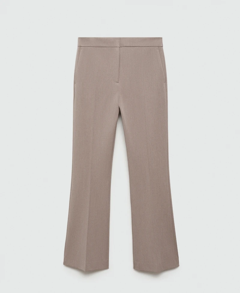 Mango Women's Flared Flowing Pants