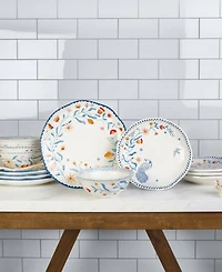 Fitz and Floyd Gracie 12 Pc. Dinnerware Set, Service for 4