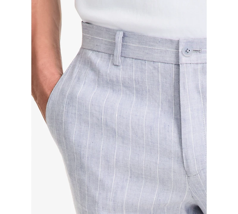 Calvin Klein Men's Slim-Fit Linen Suit Pants