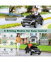 Gymax 12V Kids Ride On Car w/Remote Control 4 Wheels Suspension 3 Speeds Led Headlight