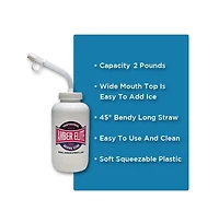 Amber Sports Pro Style Water Bottle White