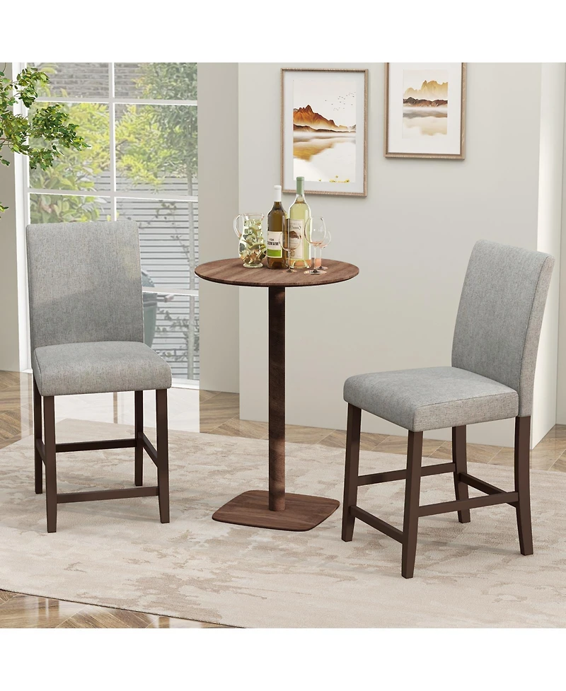 Gouun 25 Inch Counter Height Set of 2 Bar Stools