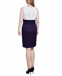 Ny Collection Women's 3/4 Sleeve Two Piece Dress Set