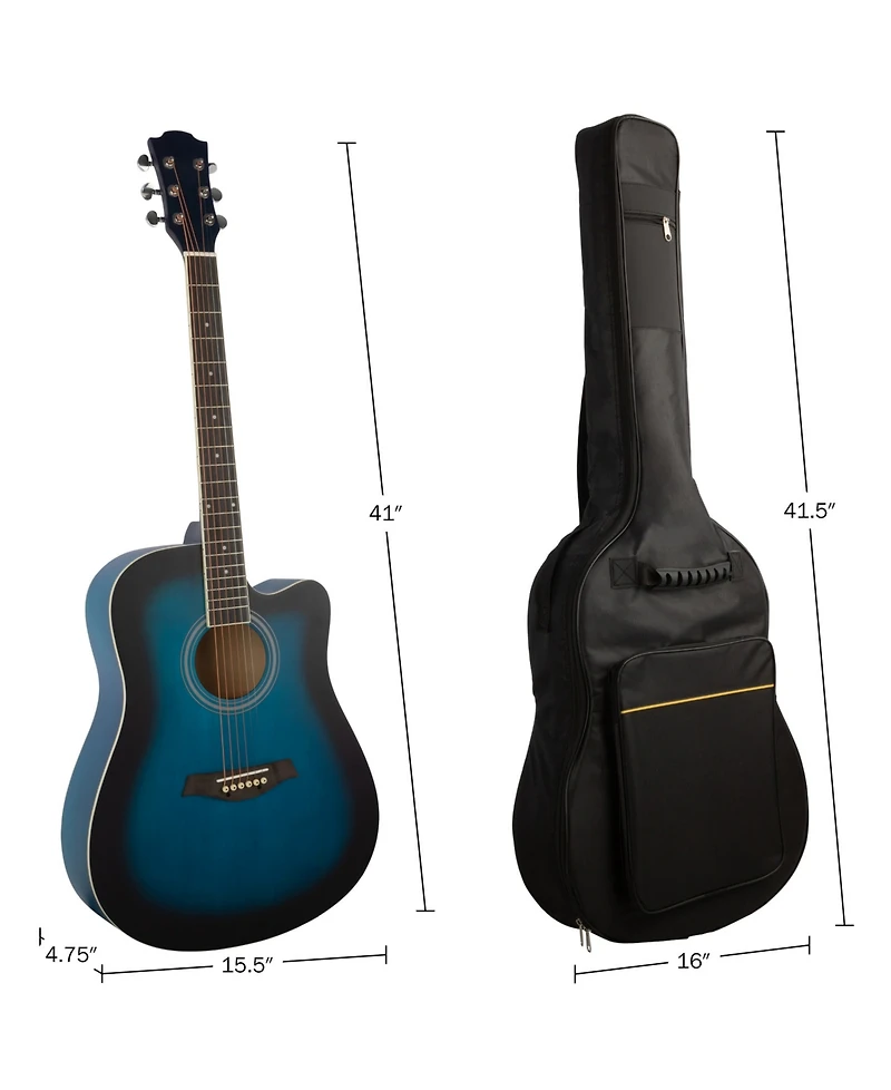 Hey Play 41" Acoustic Guitar Kit with Case