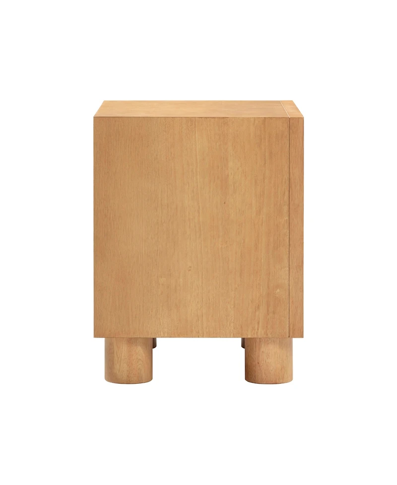Tov Furniture 17" Rubberwood Nightstand