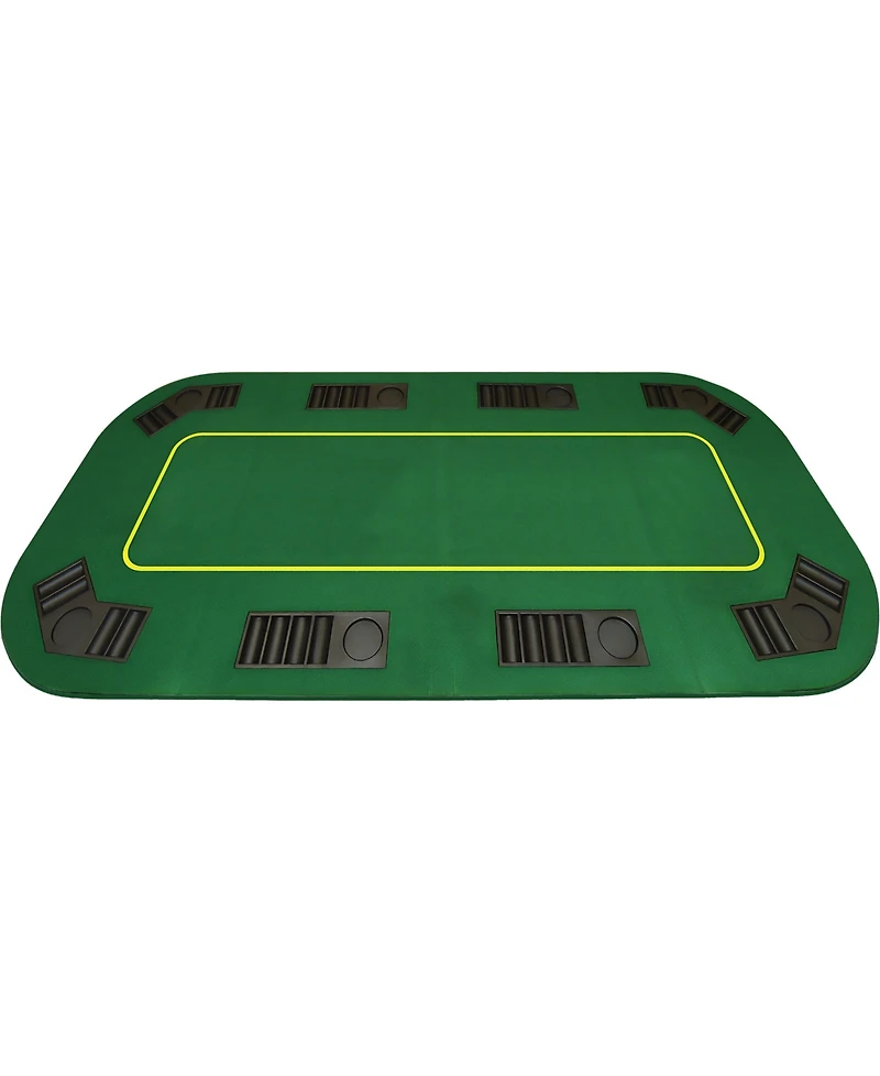 Trademark Poker 80" Deluxe Texas Holdem Folding Poker Tabletop