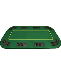 Trademark Poker 80" Deluxe Texas Holdem Folding Poker Tabletop