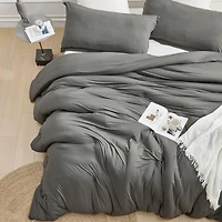 Look At This Thicky - Coma Inducer Oversized Comforter Set - Standard Thicky - Beluga Baby Gray