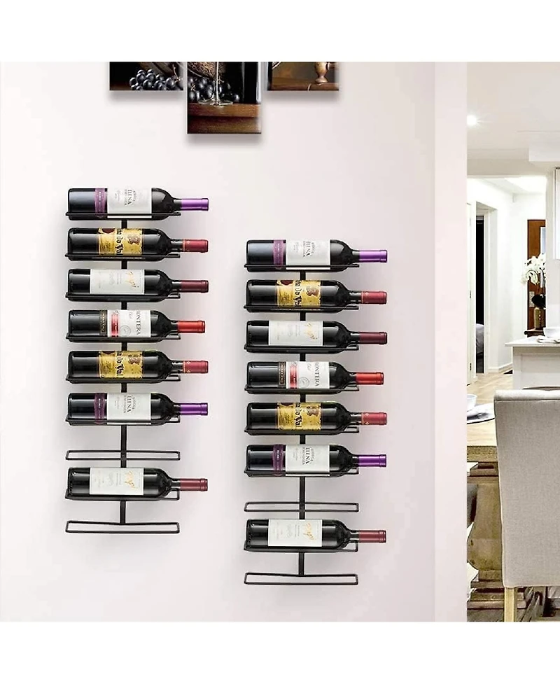 Sorbus Wall Mount Wine Rack - 27 Level Wine Rack Wall Mounted for Wine Bottles