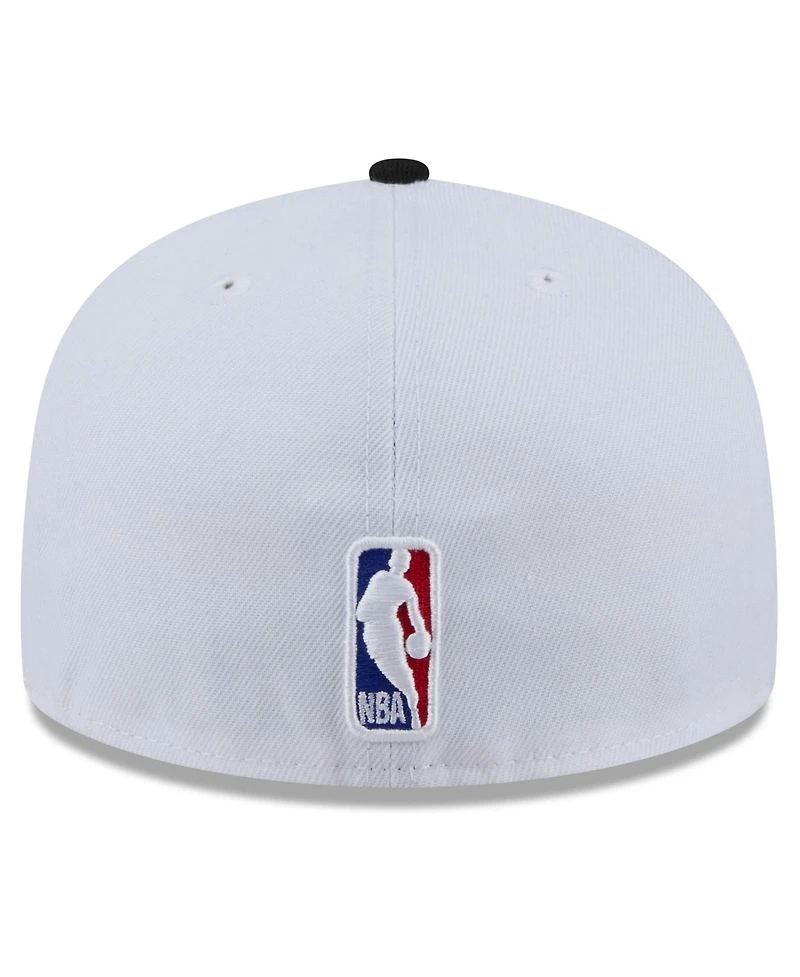 New Era Men's White Atlanta Hawks 2024/25 City Edition 59FIFTY Fitted Hat
