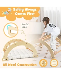 Gouun 2-in-1 Arch Rocker with Soft Cushion for Toddlers