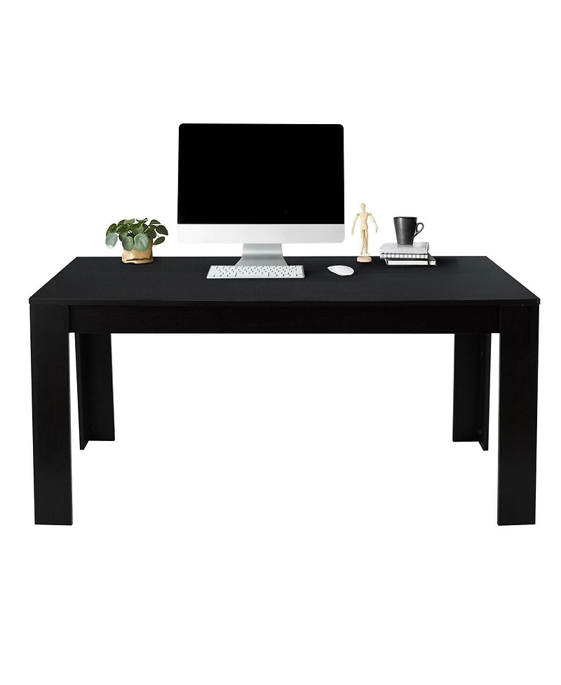 Gouun 63 Inch Rectangular Modern Dining Kitchen Table for 6 People