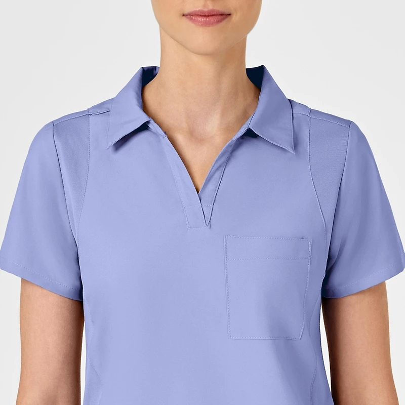 Wink Women's W123 Collar Scrub Top
