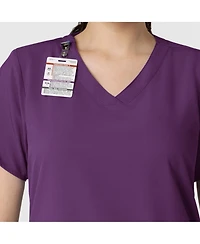 Wink Women's W123 Basic V-Neck Scrub Top