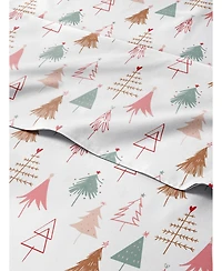 Christmas 4 Piece Microfiber Sheet Set (Queen