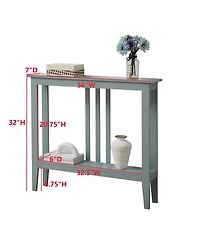Kings Brand Furniture Entryway Table - Narrow Console Table - Console Table with Storage - Wood Console Tables for Entryway