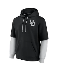 Fanatics Men's Black Oregon Ducks Sleek Pullover Hoodie