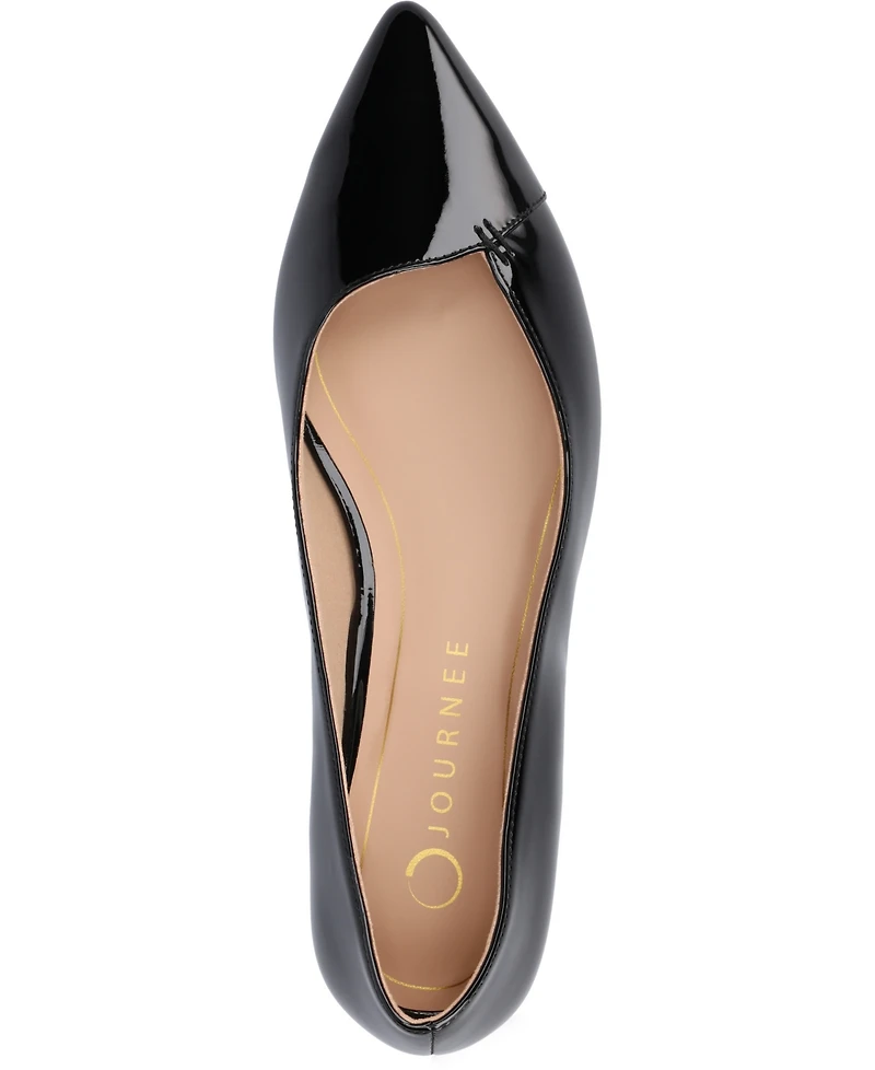Journee Collection Women's Carmin Pointed Toe Flats
