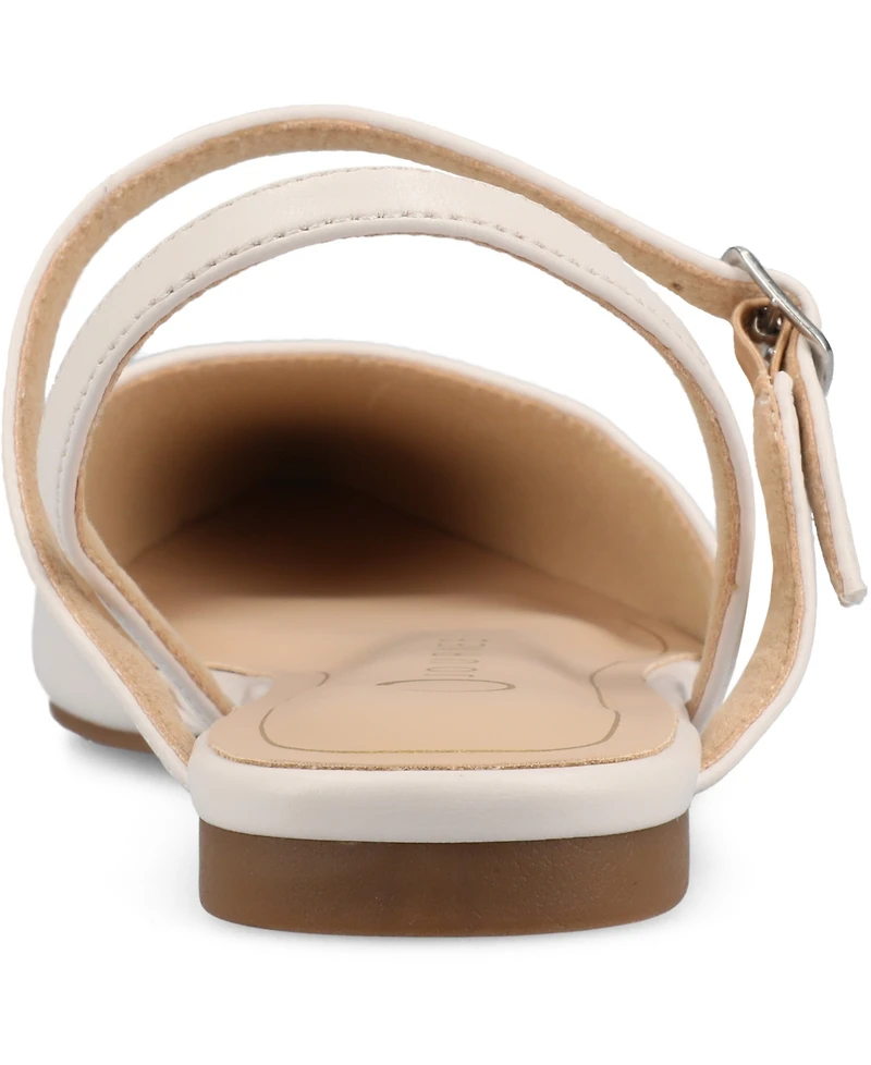 Journee Collection Women's Martine Strappy Pointed Toe Flats