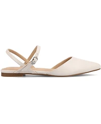 Journee Collection Women's Martine Strappy Pointed Toe Flats