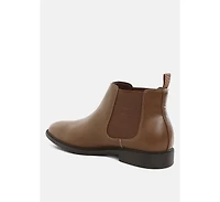 Fraser Faux Leather Pull Tabs Boots Women