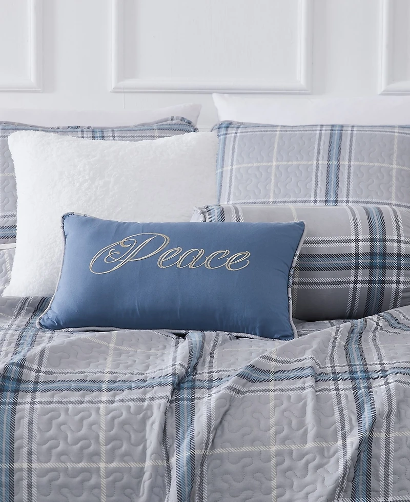 Southshore Fine Linens Vilano Plaid 6-Pc. Quilt Set, Full/Queen