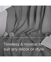 Doz by Sijo Doz Waffle Blanket 50% Bamboo Viscose 50% Cotton, Lightweight, Ultra Soft, Breathable, Summer