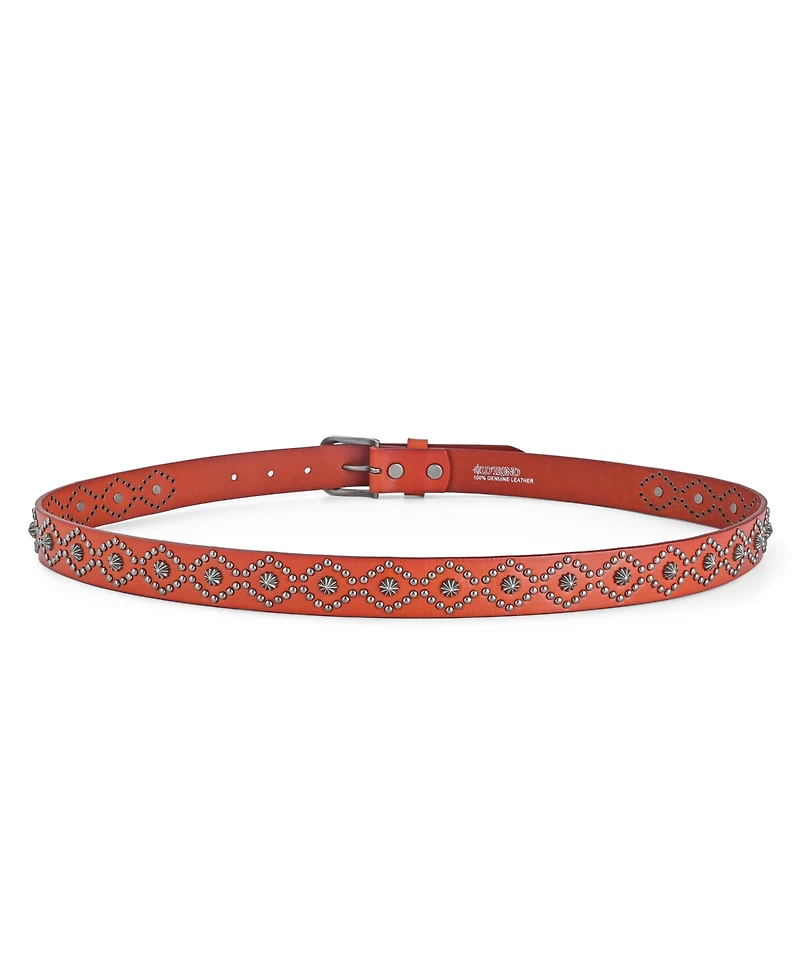 Old Trend Women's Sunburst Leather Belt