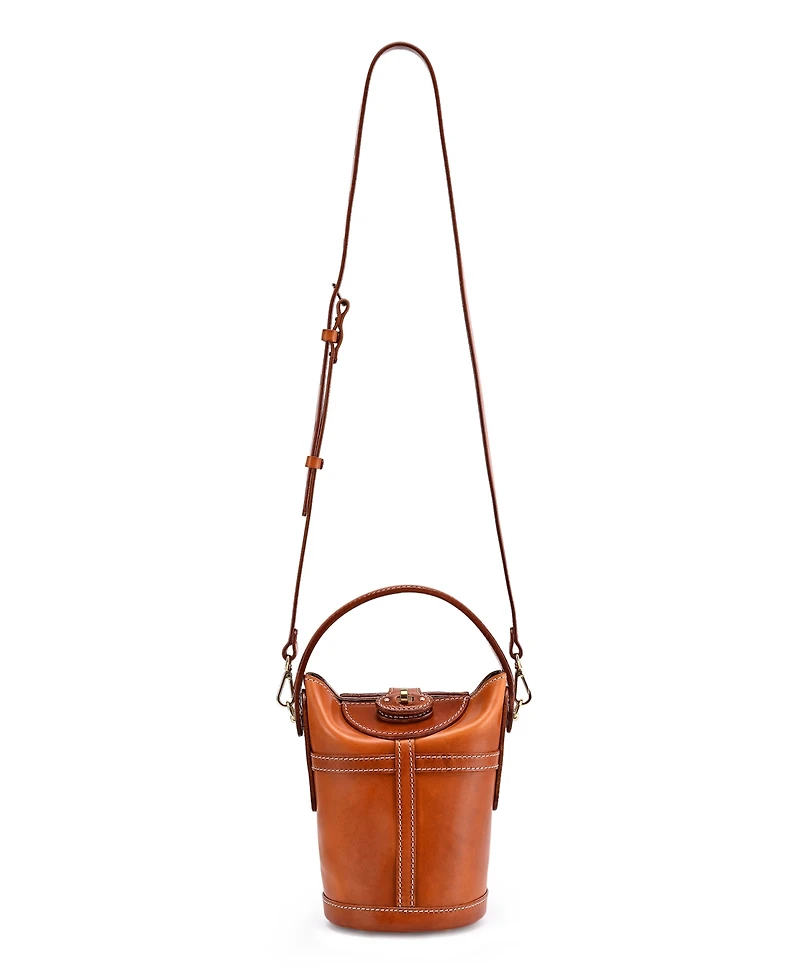Old Trend Begonia Vintage Bucket Crossbody Bag