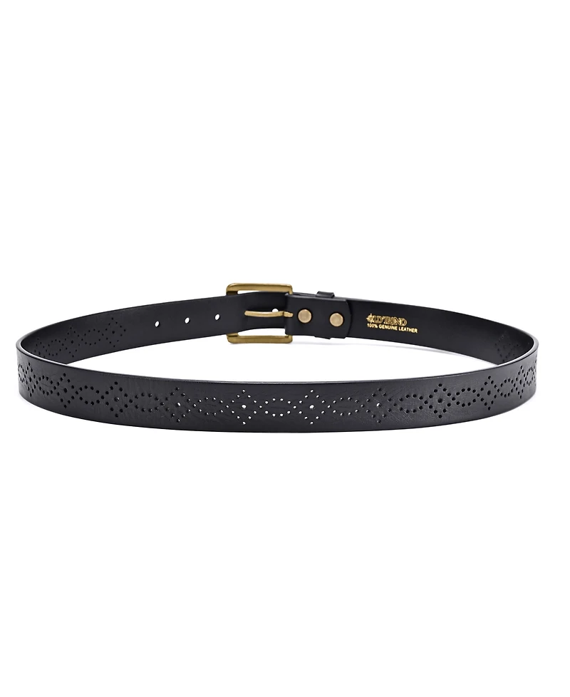 Old Trend Women's Daisy Blossom Leather Belt