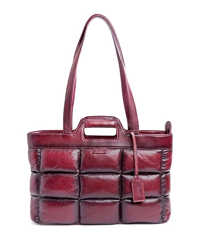 Old Trend Puffy Clover Tote Bag