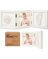 Fond Baby Hand and Footprint Kit Frame, Shower Gifts for Boys, Girls, Newborn Keepsake