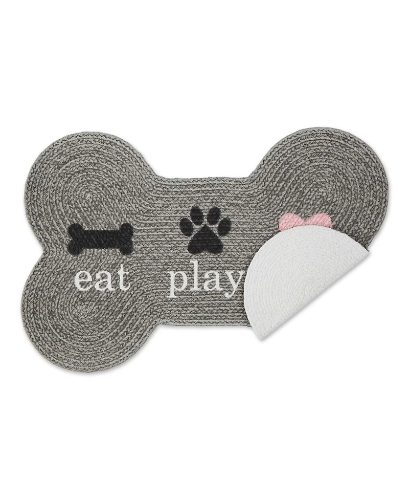 Bone Dry Pet Mat Shape Eat Play Love