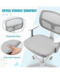 Gouun Adjustable Desk Chair with 5 Rolling Casters for Kids