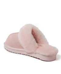 Fireside by Dearfoams Women's Sydney Genuine Shearling Scuff Slipper