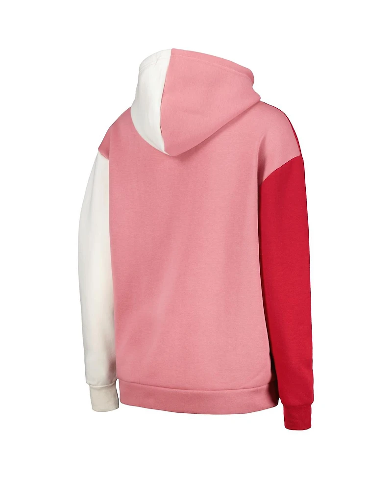 Gameday Couture Women's Crimson Washington State Cougars Hall of Fame Colorblock Pullover Hoodie