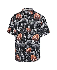 Tommy Bahama Men's Black Oregon Ducks Veracruz Cay First Down Blooms Button-Up Shirt