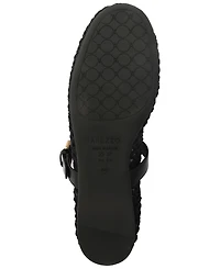 Arezzo Women's Abby Woven Ballet Flats