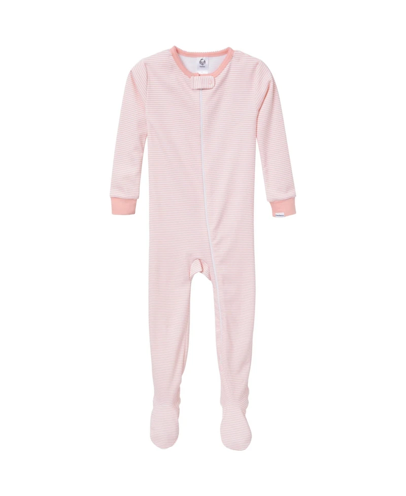 Gerber Baby Girls' Snug Fit Footed Pajamas, -Pack