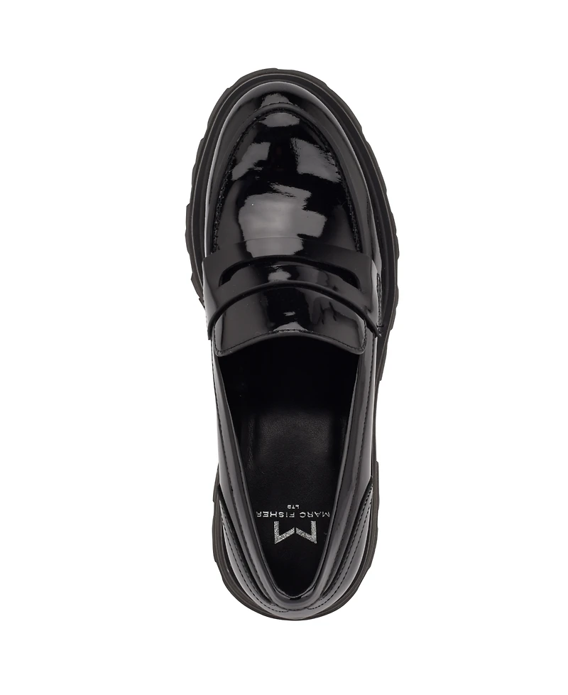 Marc Fisher Ltd Women's Latika Slip-On Lug Sole Loafers