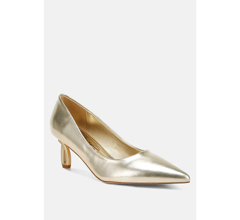 Tagetes Metallic Fantasy Heel Pumps Women