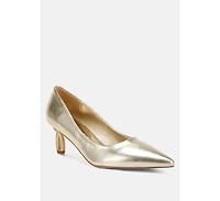 Tagetes Metallic Fantasy Heel Pumps Women