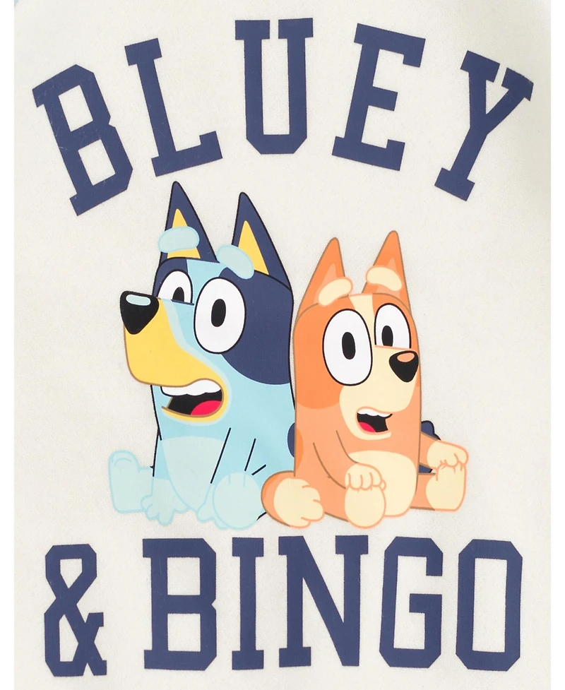 Bluey Boys Fleece Sweatshirt and Jogger Pants Outfit Set to