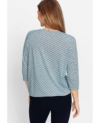 Olsen Women's Geo Print T-Shirt