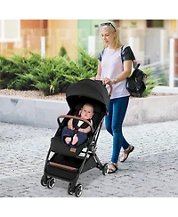 Costway Lightweight Stroller Aluminium Frame with Net for Travel 15 lbs