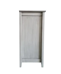 Kings Brand Furniture - Folsom Wood Console Table/Accent Cabinet, Wash Gray