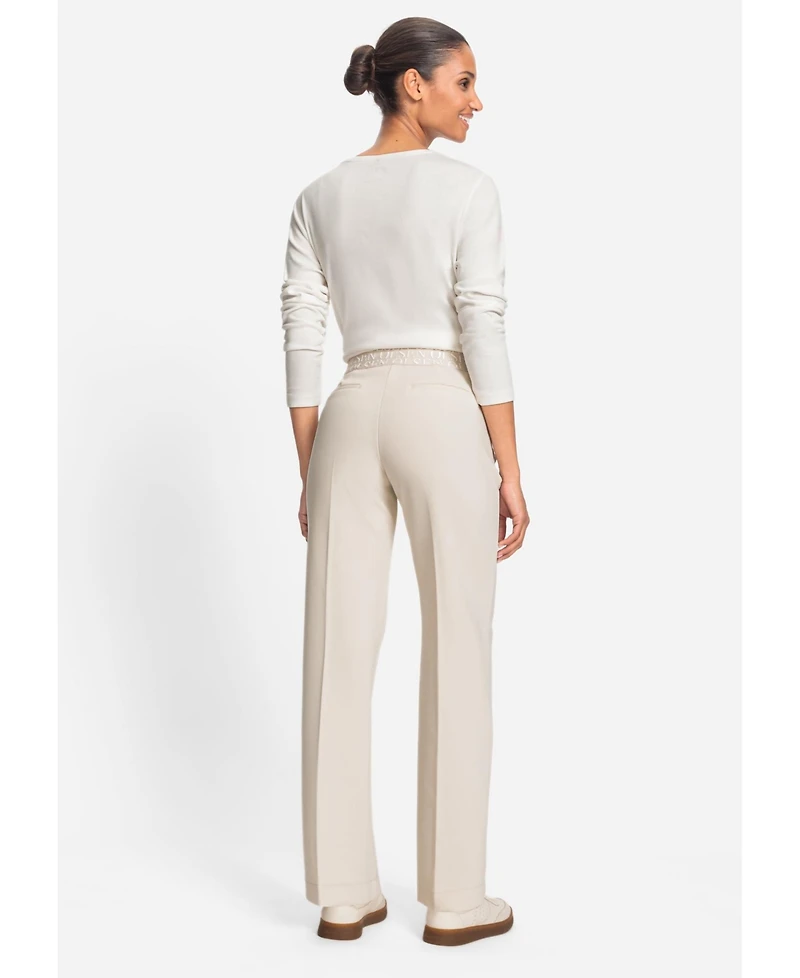Olsen Women's Anna Fit Wide Leg Pull-On Pant