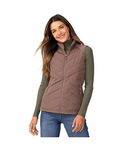 Free Country Women's Quilted Hybrid Vest