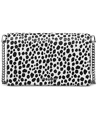 Michael Michael Kors Jet Set Small Calf Hair Flap Chain Crossbody